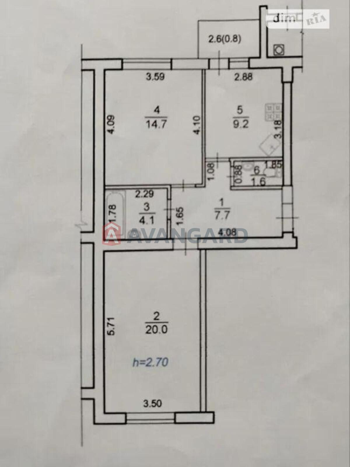 2 комн. квартира, 58/-/9 кв. м., 1/4 этаж фото 3 2 комн. квартира, 58/-/9 кв. м., 1/4 этаж фото 3