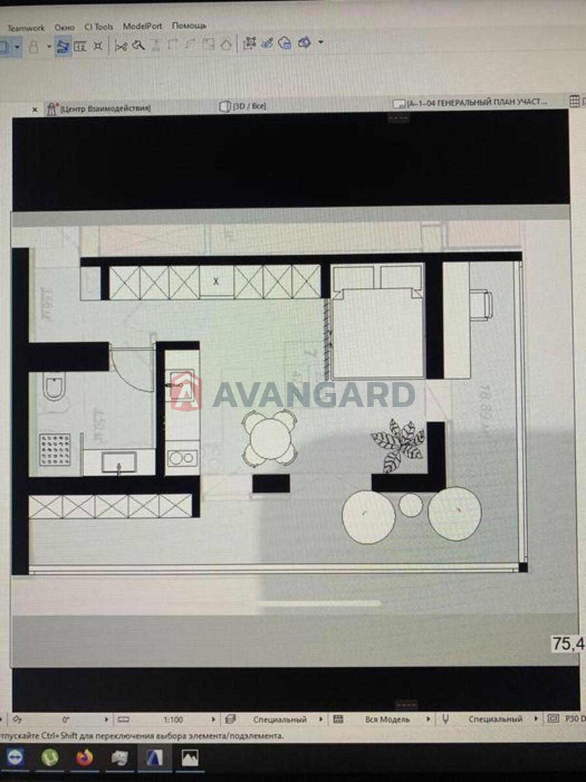 1 кім. квартира, 44/-/8 кв. м., 4/5 поверх фото 15 1 кім. квартира, 44/-/8 кв. м., 4/5 поверх фото 15