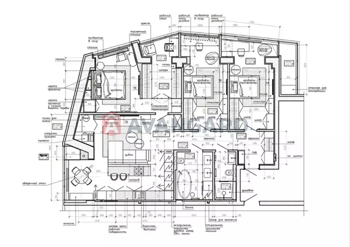 4 кім. квартира, 113/-/- кв. м., 8/9 поверх фото 15 4 кім. квартира, 113/-/- кв. м., 8/9 поверх фото 15