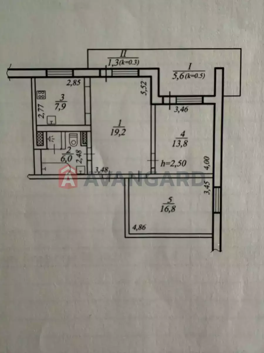 3 кім. квартира, 70/36/8 кв. м., 9/9 поверх фото 16 3 кім. квартира, 70/36/8 кв. м., 9/9 поверх фото 16