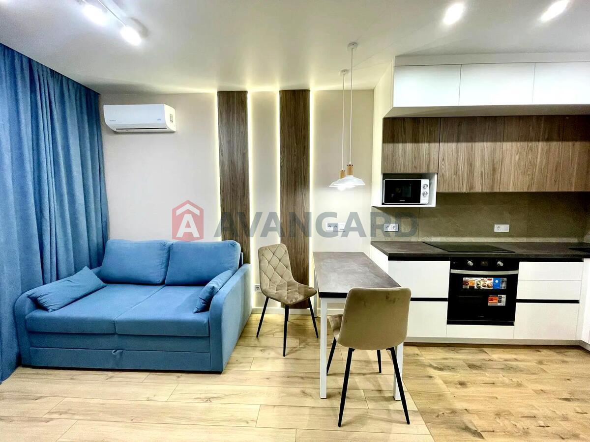 1 кім. квартира, 46 / 15 / 16 кв. м., 19/25 поверх фото 1 1 кім. квартира, 46 / 15 / 16 кв. м., 19/25 поверх фото 1