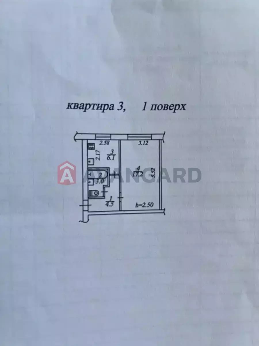 1 комн. квартира, 31/17/6 кв. м., 1/3 этаж фото 13 1 комн. квартира, 31/17/6 кв. м., 1/3 этаж фото 13