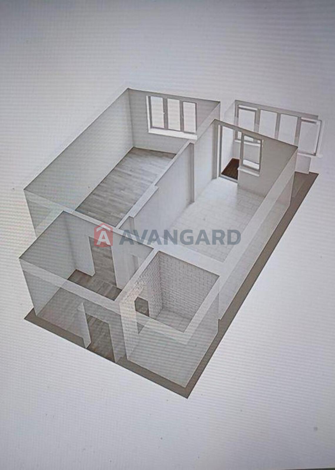 1 кім. квартира, 47,28/19,23/16,62 кв. м., 11/26 поверх фото 5 1 кім. квартира, 47,28/19,23/16,62 кв. м., 11/26 поверх фото 5