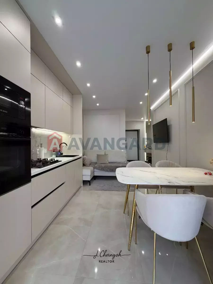 1 кім. квартира, 46/30/17 кв. м., 4/12 поверх фото 2 1 кім. квартира, 46/30/17 кв. м., 4/12 поверх фото 2