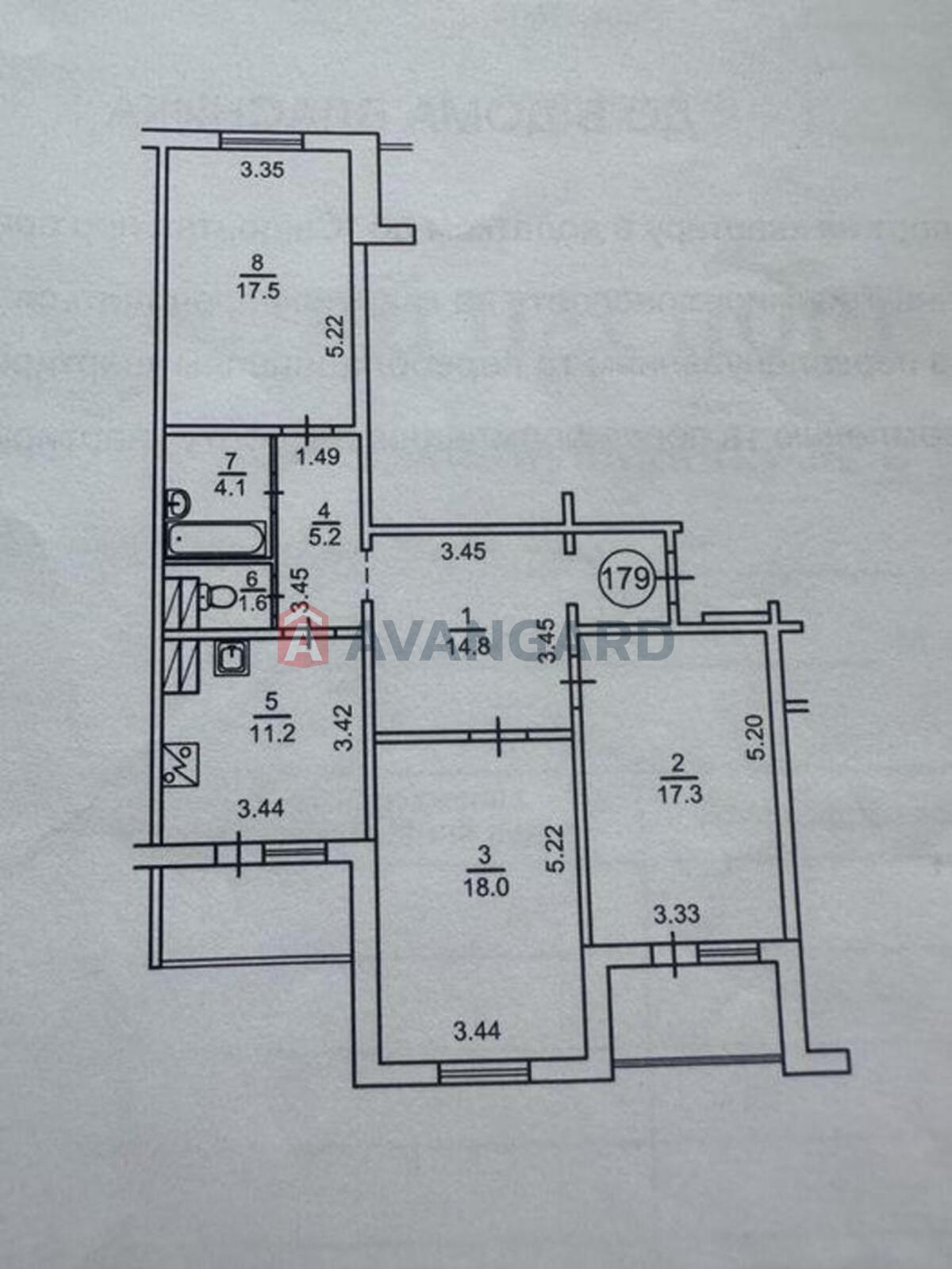 3 комн. квартира, 96/-/11 кв. м., 16/21 этаж фото 2 3 комн. квартира, 96/-/11 кв. м., 16/21 этаж фото 2