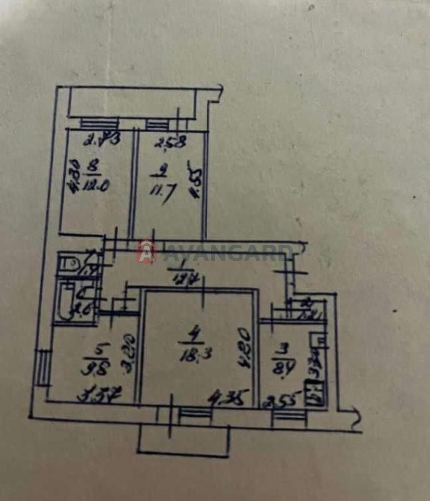 4 комн. квартира, 80/52/8 кв. м., 5/9 этаж фото 24 4 комн. квартира, 80/52/8 кв. м., 5/9 этаж фото 24