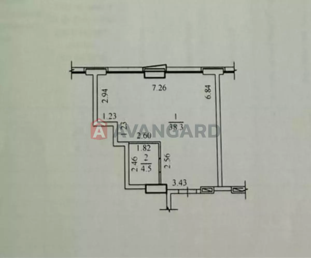 1 комн. квартира, 42/-/15 кв. м., 12/25 этаж фото 4 1 комн. квартира, 42/-/15 кв. м., 12/25 этаж фото 4