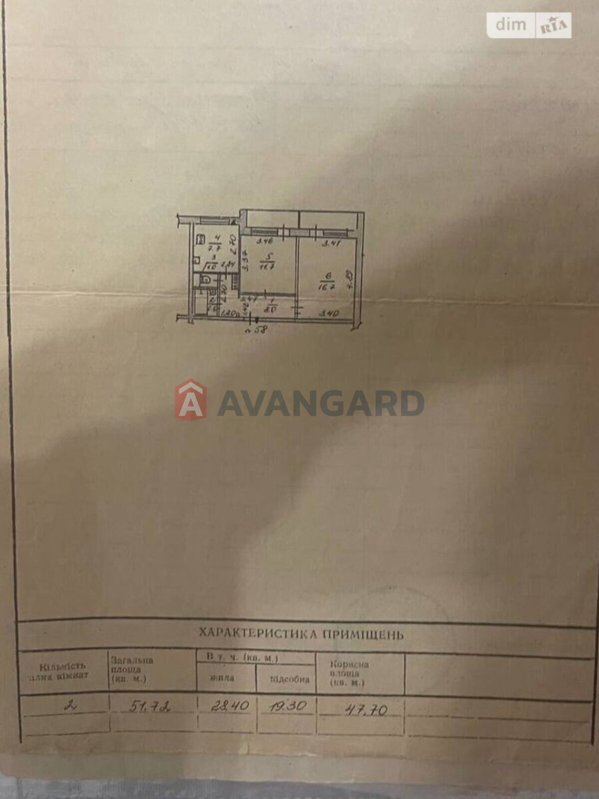 2 кім. квартира, 51/28/7 кв. м., 6/9 поверх фото 2 2 кім. квартира, 51/28/7 кв. м., 6/9 поверх фото 2