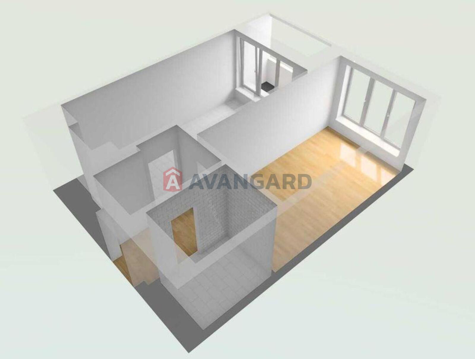 1 кім. квартира, 43/-/17 кв. м., 21/23 поверх фото 5 1 кім. квартира, 43/-/17 кв. м., 21/23 поверх фото 5