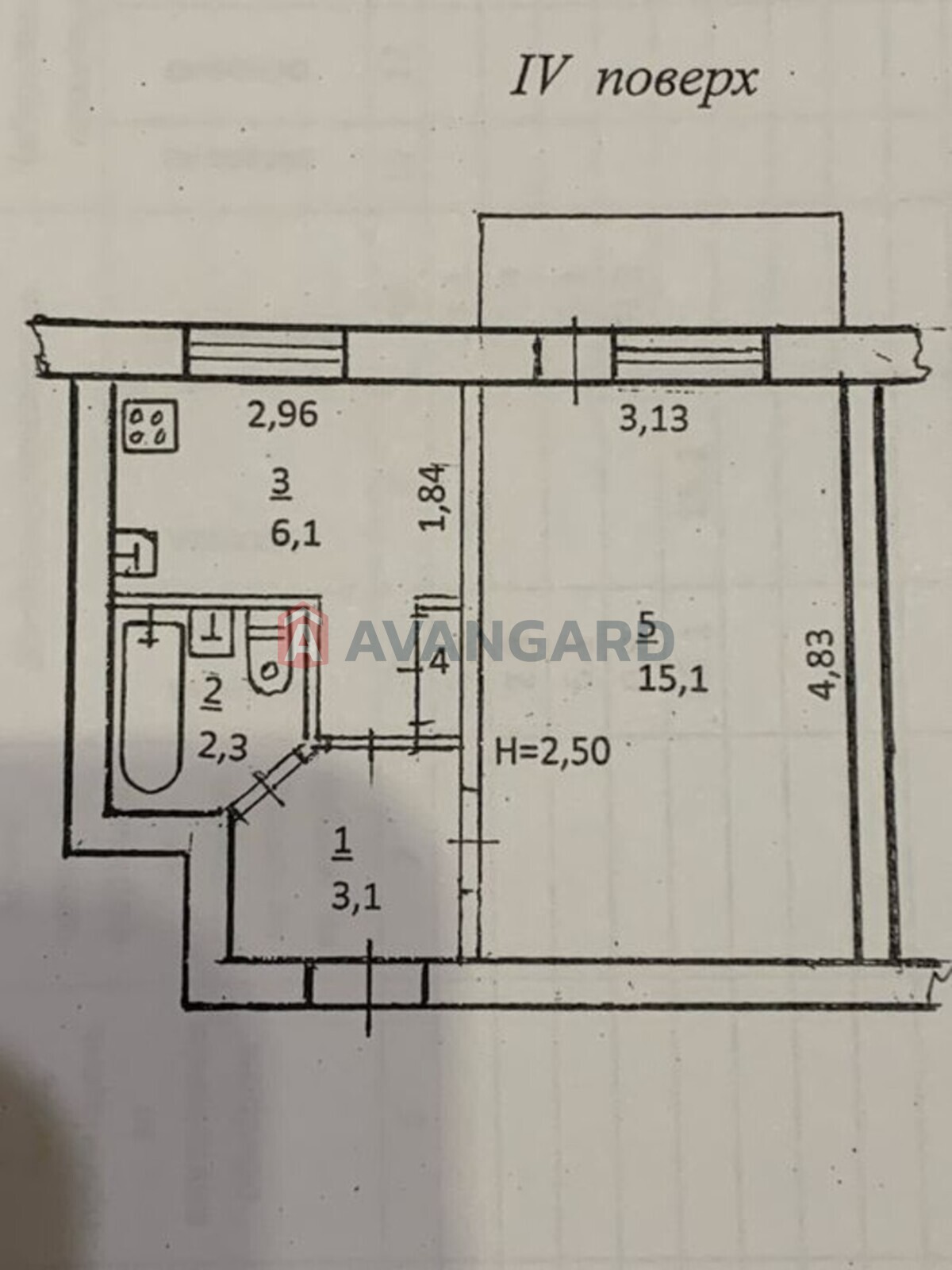 1 комн. квартира, 27/-/6 кв. м., 4/5 этаж фото 1 1 комн. квартира, 27/-/6 кв. м., 4/5 этаж фото 1