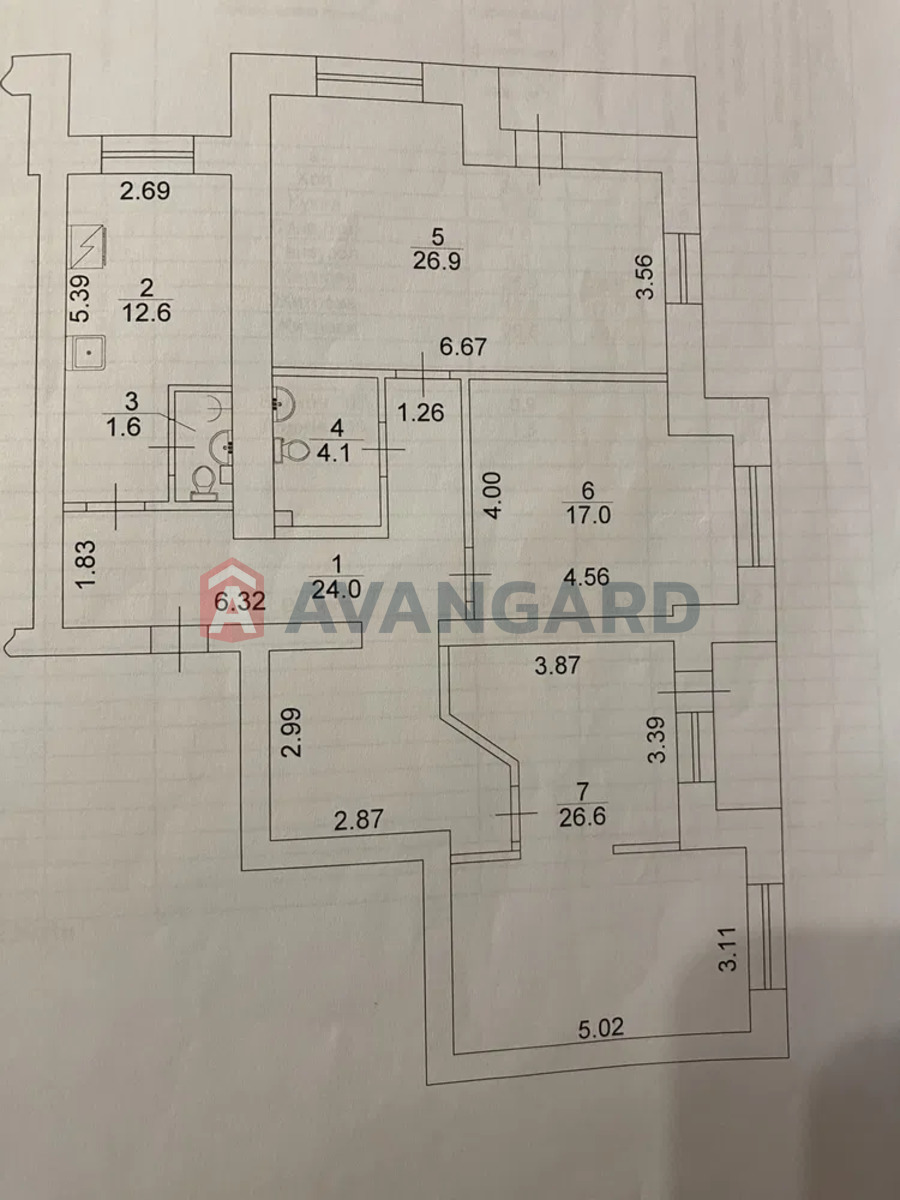 4 кім. квартира, 115/-/12 кв. м., 1/16 поверх фото 15 4 кім. квартира, 115/-/12 кв. м., 1/16 поверх фото 15