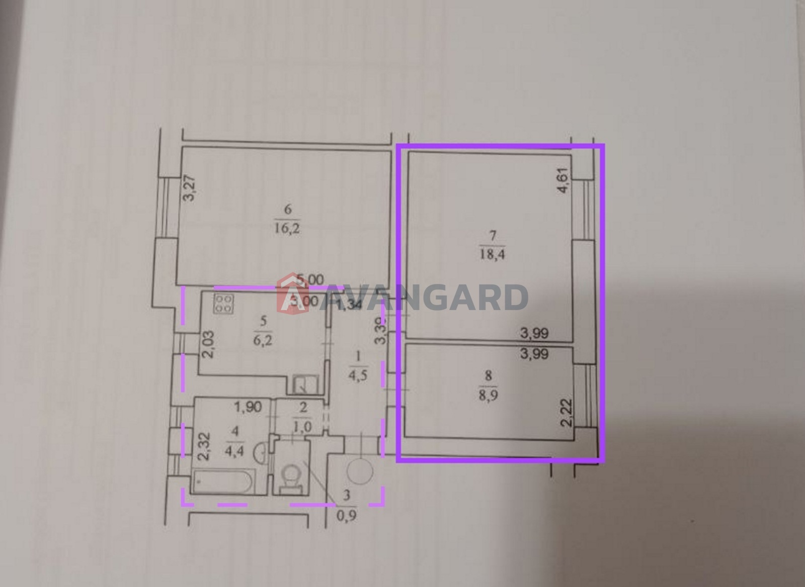 2 комн. квартира, 38/27,3/- кв. м., 1/4 этаж фото 12 2 комн. квартира, 38/27,3/- кв. м., 1/4 этаж фото 12