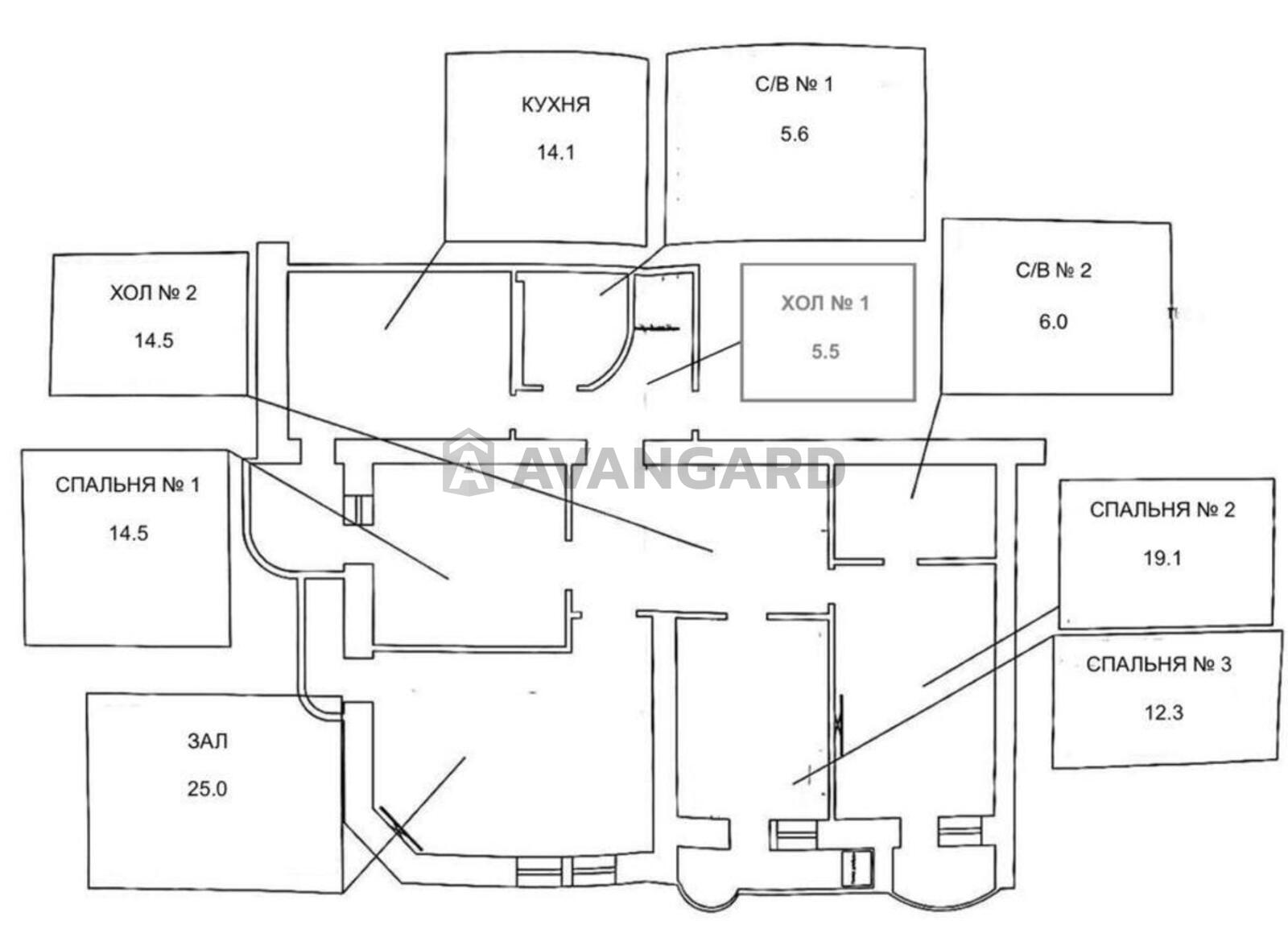 4 комн. квартира, 122/-/17 кв. м., 3/19 этаж фото 24 4 комн. квартира, 122/-/17 кв. м., 3/19 этаж фото 24