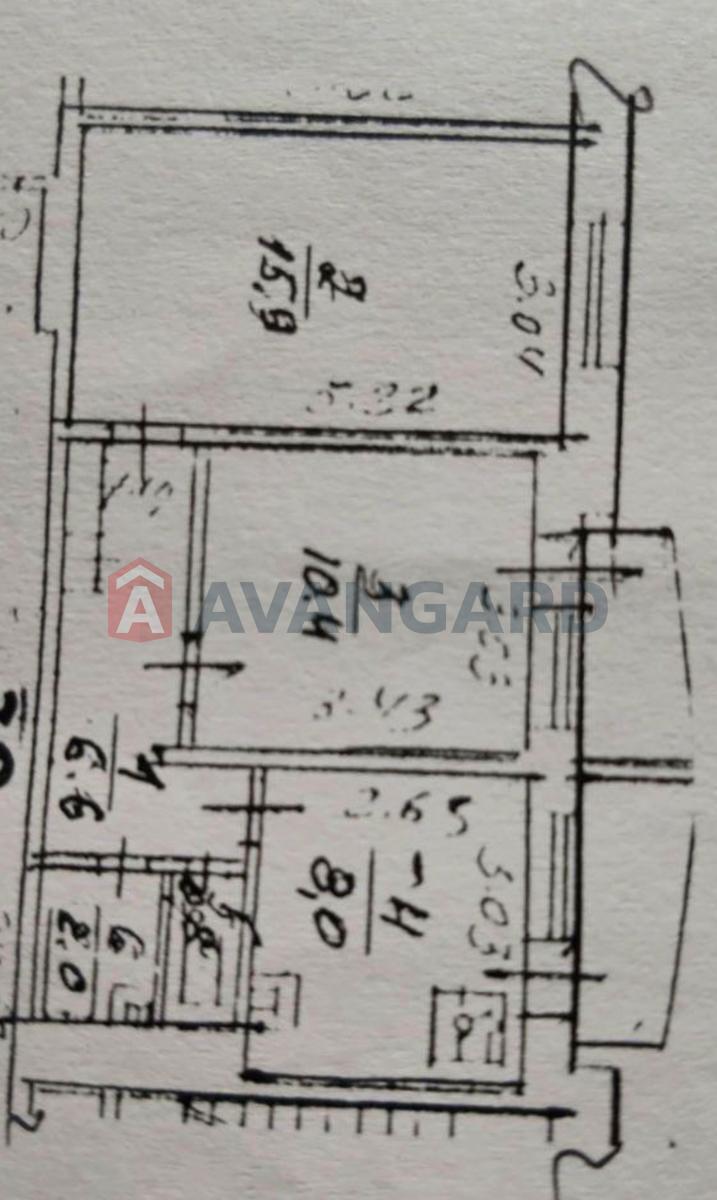 2 кім. квартира, 45.3 / 26 / 8 кв. м., 4/16 поверх фото 4 2 кім. квартира, 45.3 / 26 / 8 кв. м., 4/16 поверх фото 4