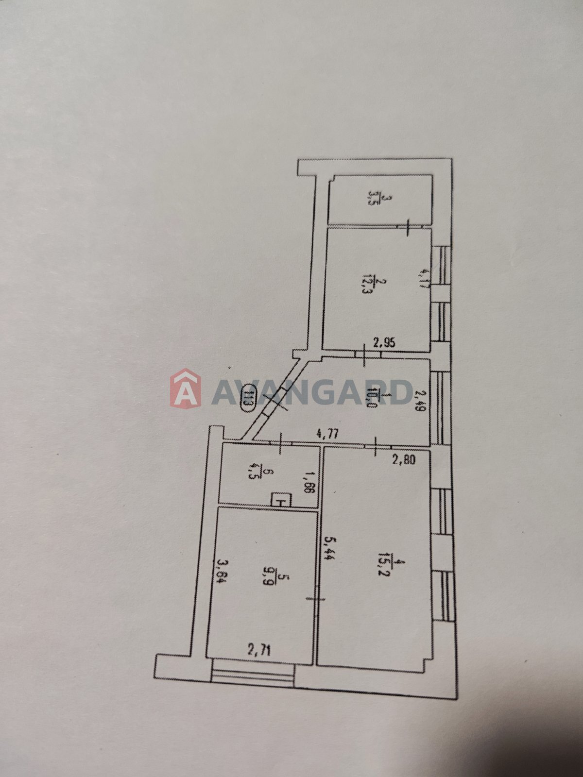 2 кім. квартира, 56/-/15 кв. м., 1/5 поверх фото 15 2 кім. квартира, 56/-/15 кв. м., 1/5 поверх фото 15