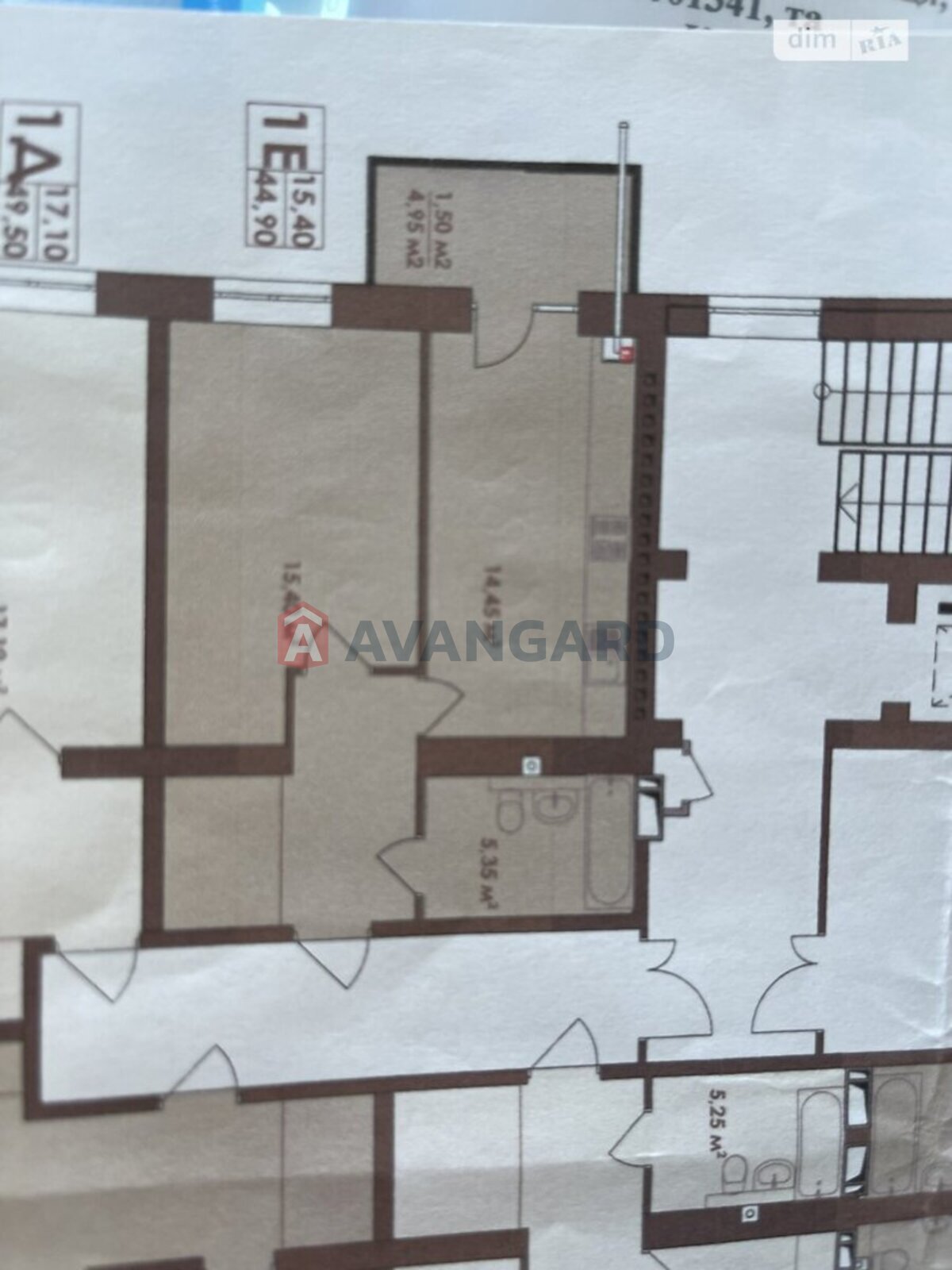 1 кім. квартира, 47/44/14 кв. м., 3/7 поверх фото 20 1 кім. квартира, 47/44/14 кв. м., 3/7 поверх фото 20