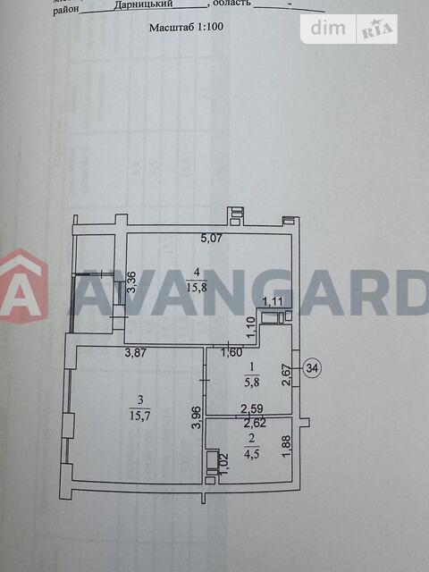 1 кім. квартира, 45/15/16 кв. м., 10/24 поверх фото 3 1 кім. квартира, 45/15/16 кв. м., 10/24 поверх фото 3