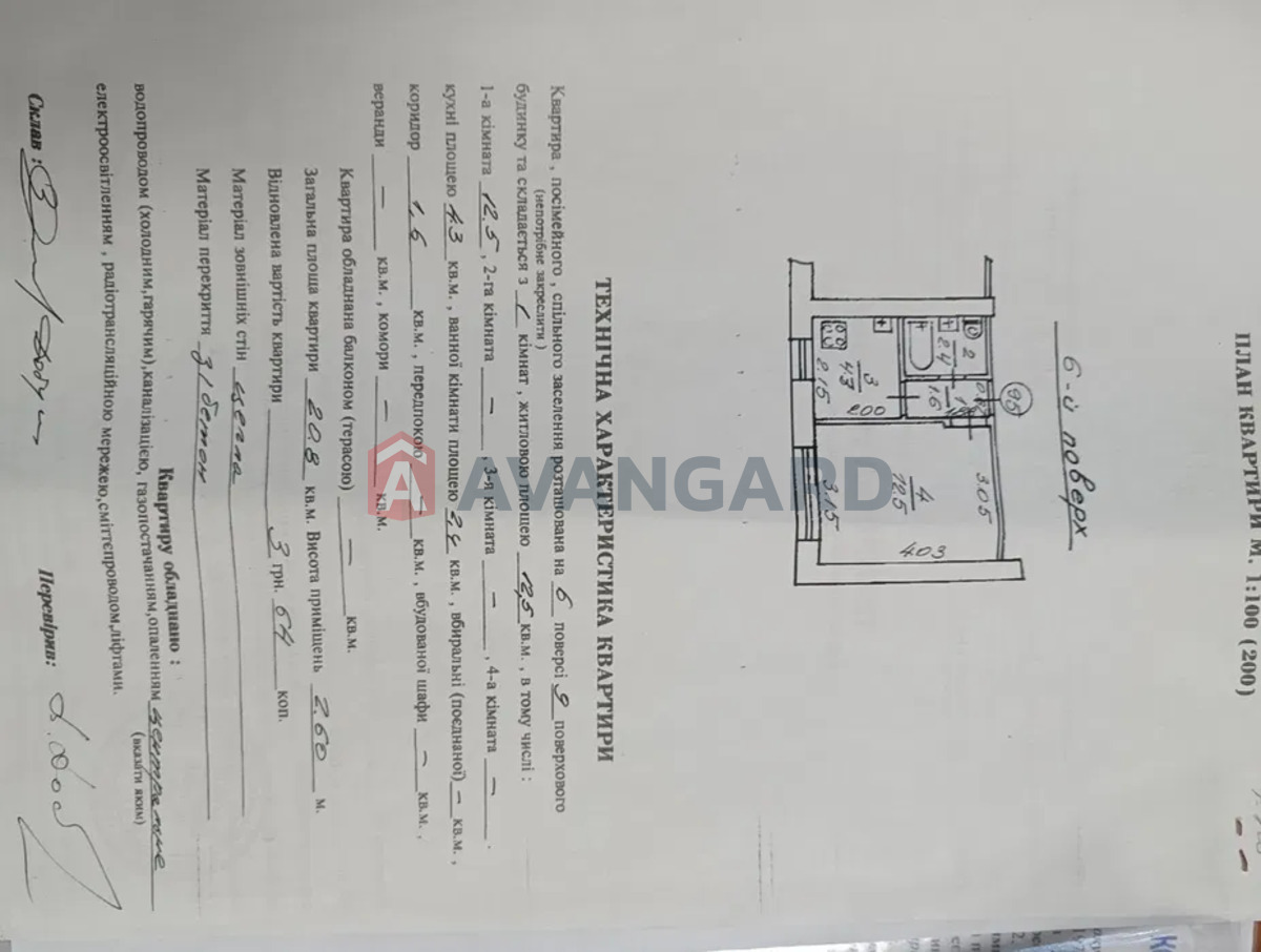 1 кім. квартира, 20/-/4 кв. м., 6/9 поверх фото 9 1 кім. квартира, 20/-/4 кв. м., 6/9 поверх фото 9