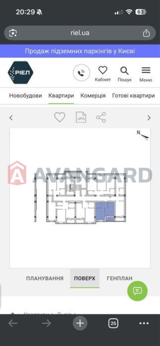 1 кім. квартира, 41/-/14 кв. м., 1/11 поверх фото 3 1 кім. квартира, 41/-/14 кв. м., 1/11 поверх фото 3