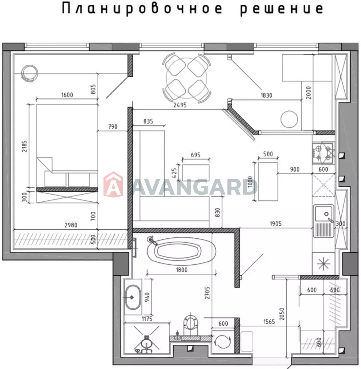 2 кім. квартира, 62/-/10 кв. м., 9/19 поверх фото 1 2 кім. квартира, 62/-/10 кв. м., 9/19 поверх фото 1