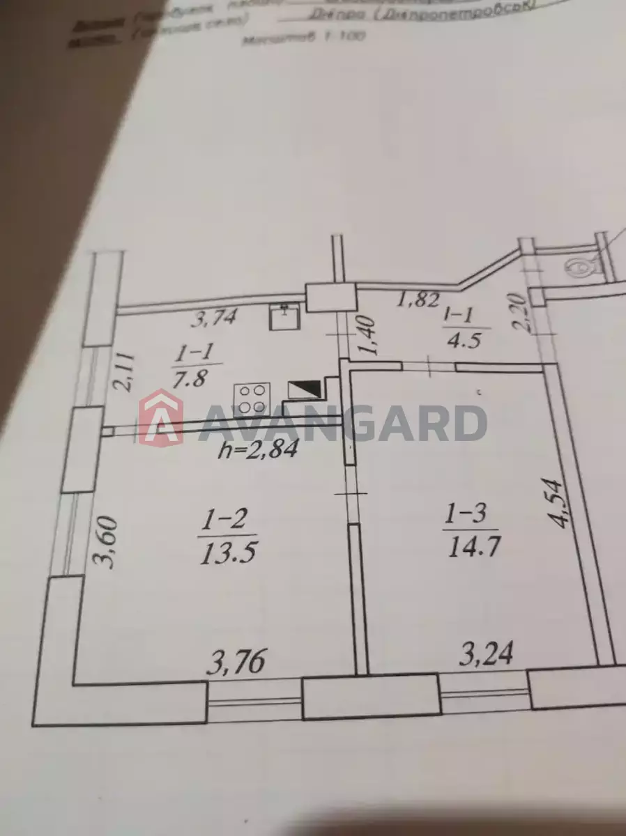 2 кім. квартира, 40/-/7 кв. м., 1/2 поверх фото 1 2 кім. квартира, 40/-/7 кв. м., 1/2 поверх фото 1
