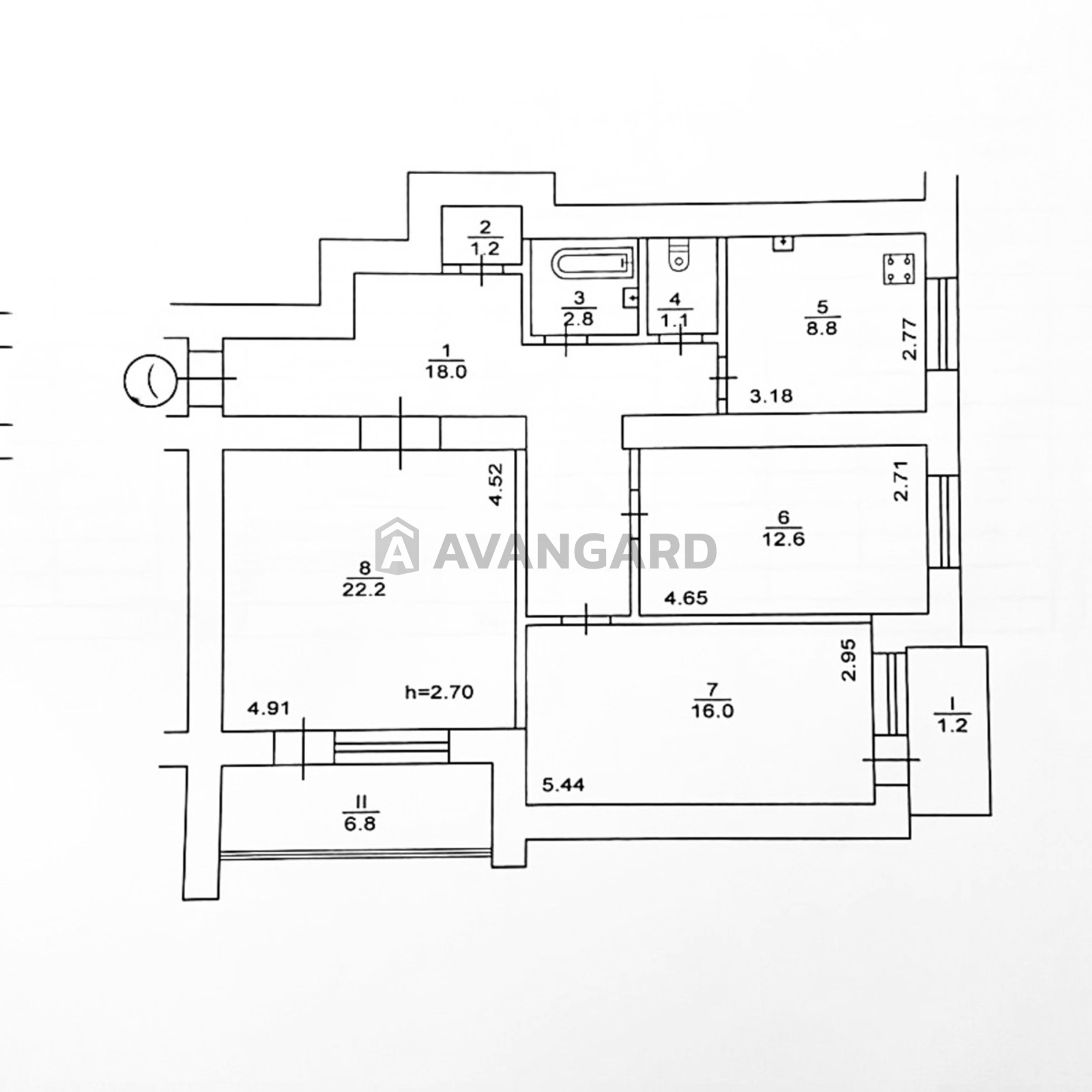 3 комн. квартира, 91/50/9 кв. м., 2/16 этаж фото 27 3 комн. квартира, 91/50/9 кв. м., 2/16 этаж фото 27