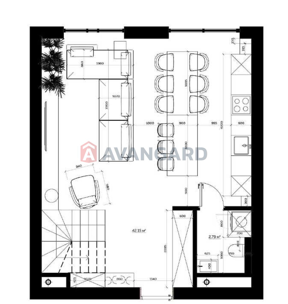 5 комн. квартира, 162/-/11 кв. м., 26/26 этаж фото 4 5 комн. квартира, 162/-/11 кв. м., 26/26 этаж фото 4