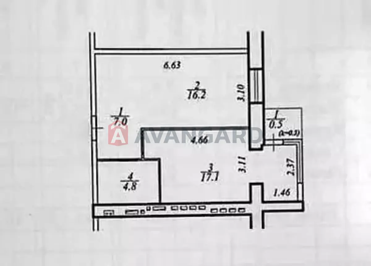 2 комн. квартира, 45/-/- кв. м., 9/10 этаж фото 13 2 комн. квартира, 45/-/- кв. м., 9/10 этаж фото 13
