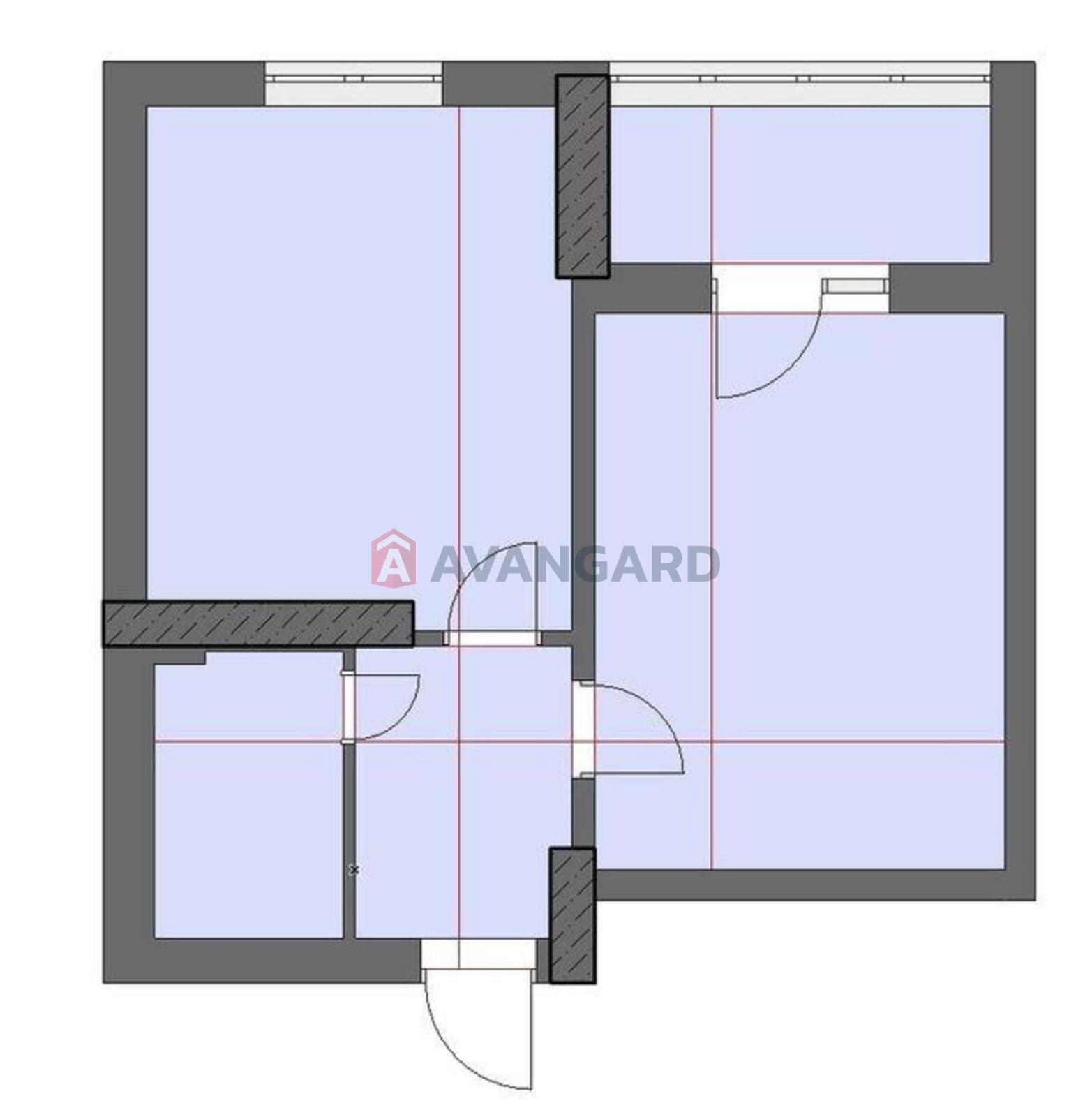 1 кім. квартира, 39/-/15 кв. м., 7/16 поверх фото 12 1 кім. квартира, 39/-/15 кв. м., 7/16 поверх фото 12
