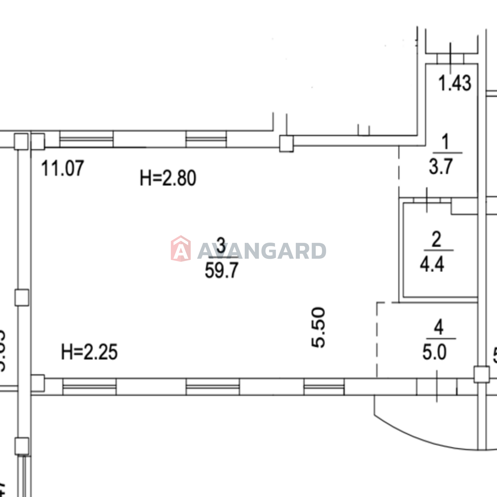 2 кім. квартира, 72.8/59.7/5 кв. м., 6/6 поверх фото 2 2 кім. квартира, 72.8/59.7/5 кв. м., 6/6 поверх фото 2