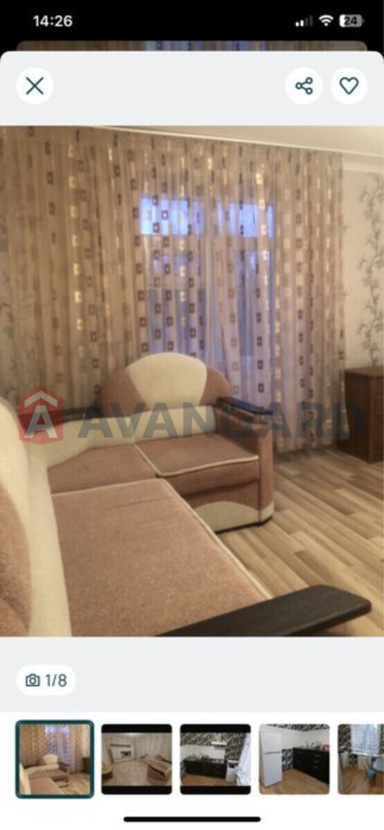 1 кім. квартира, 34/-/8 кв. м., 3/5 поверх фото 2 1 кім. квартира, 34/-/8 кв. м., 3/5 поверх фото 2