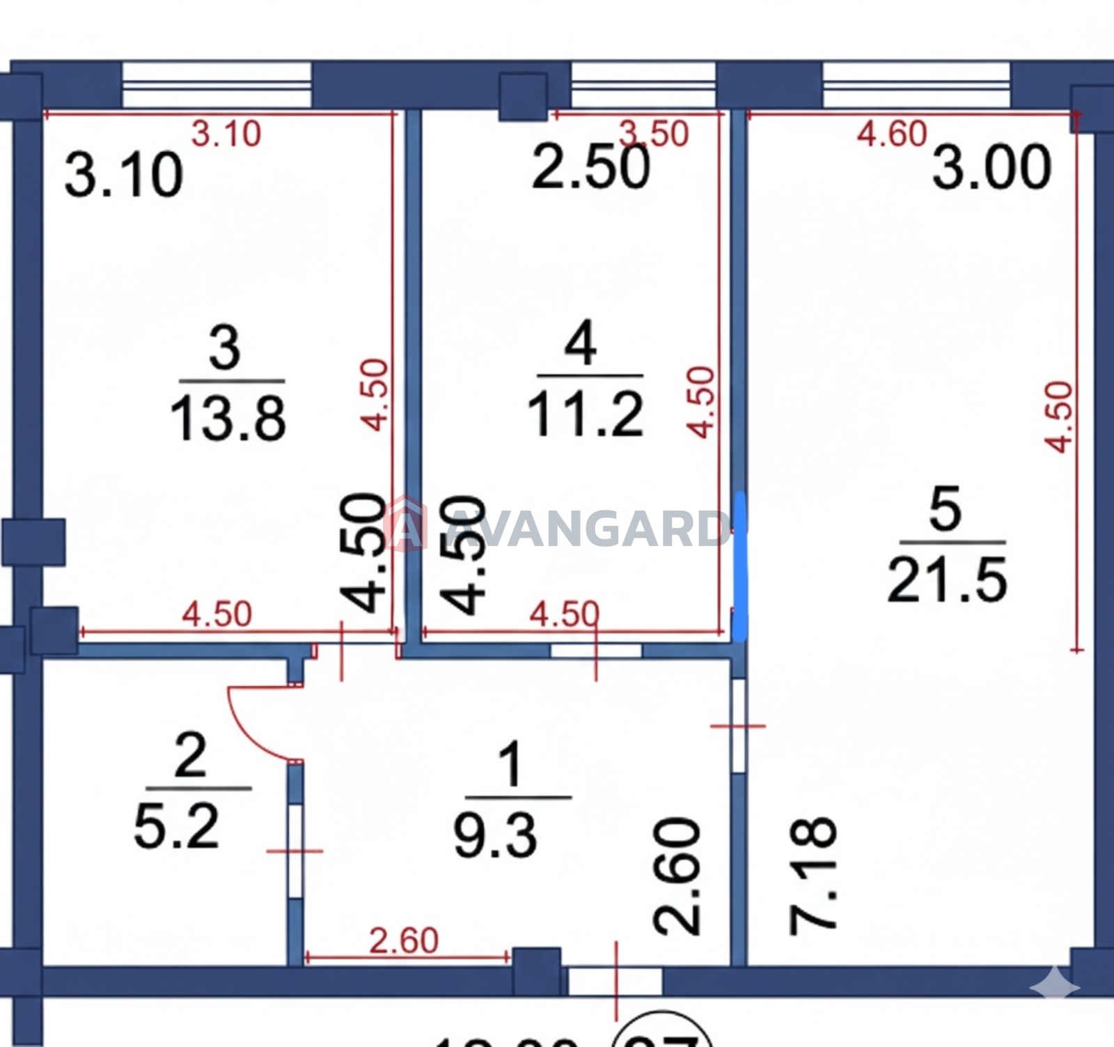 2 комн. квартира, 61/32.7/13.8 кв. м., 4/5 этаж фото 1 2 комн. квартира, 61/32.7/13.8 кв. м., 4/5 этаж фото 1