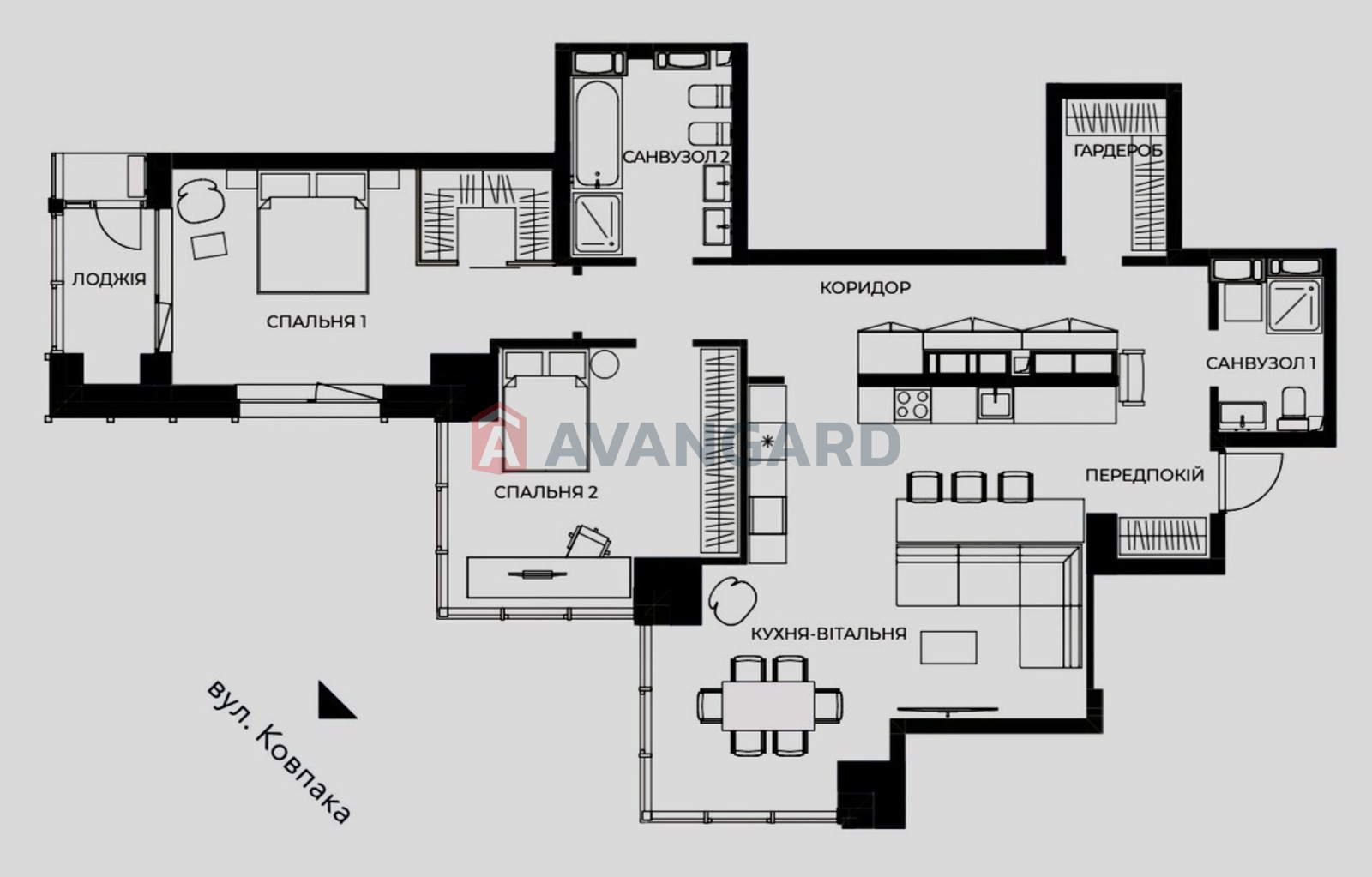 2 комн. квартира, 122/40/40 кв. м., 12/33 этаж фото 7 2 комн. квартира, 122/40/40 кв. м., 12/33 этаж фото 7
