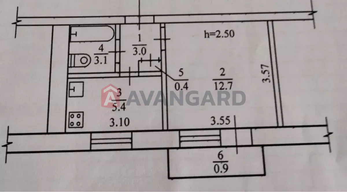 1 комн. квартира, 25/-/5 кв. м., 5/5 этаж фото 21 1 комн. квартира, 25/-/5 кв. м., 5/5 этаж фото 21