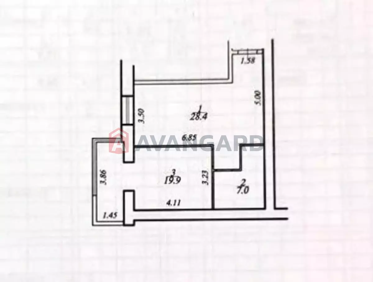 2 комн. квартира, 55/28/19 кв. м., 3/12 этаж фото 9 2 комн. квартира, 55/28/19 кв. м., 3/12 этаж фото 9
