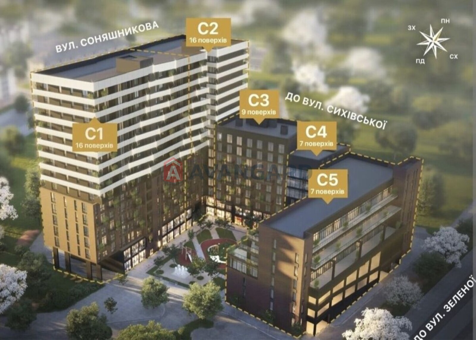 1 кім. квартира, 38/-/13 кв. м., 4/16 поверх фото 1 1 кім. квартира, 38/-/13 кв. м., 4/16 поверх фото 1