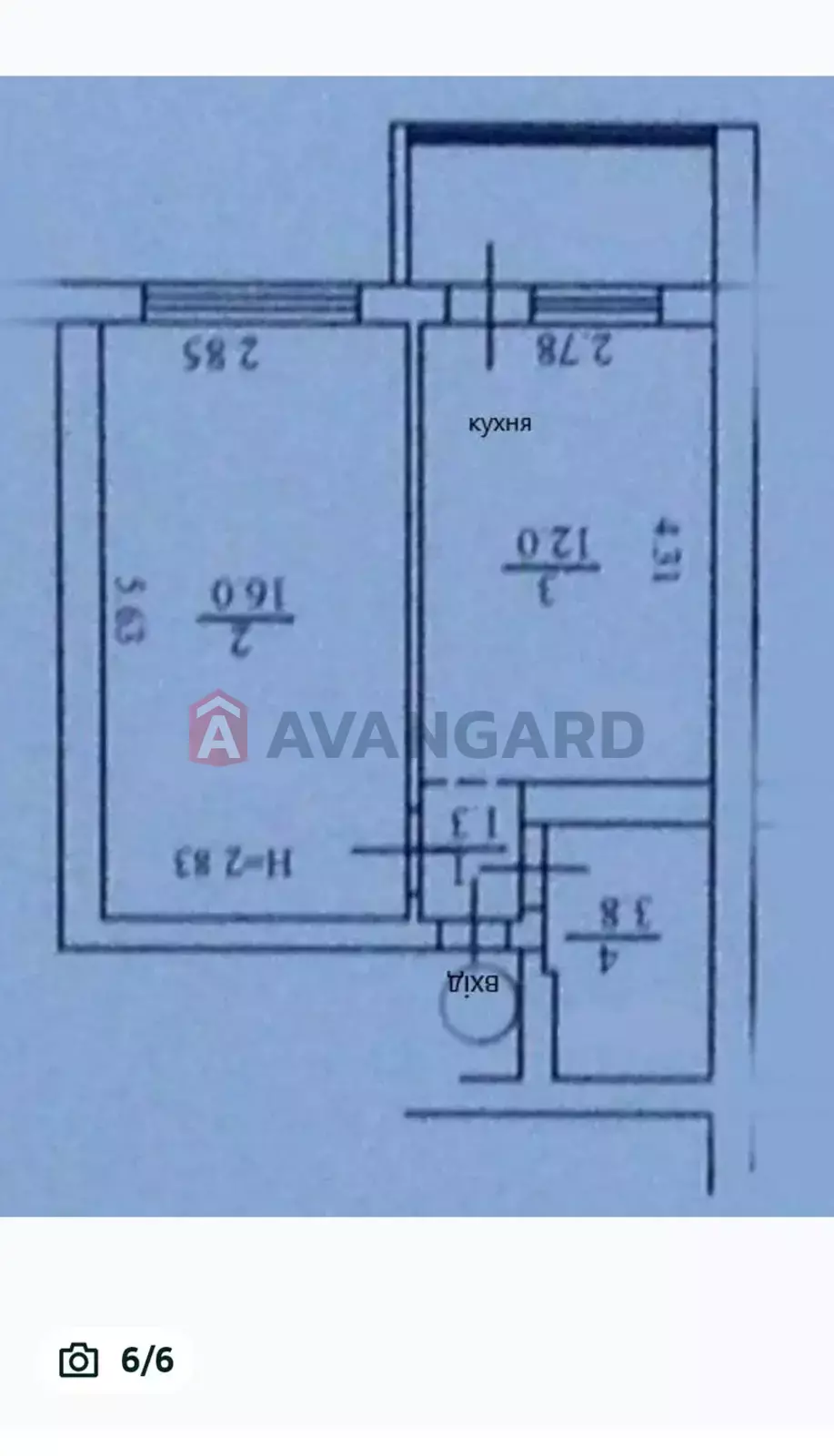 1 кім. квартира, 36/16/12 кв. м., 2/4 поверх фото 8 1 кім. квартира, 36/16/12 кв. м., 2/4 поверх фото 8
