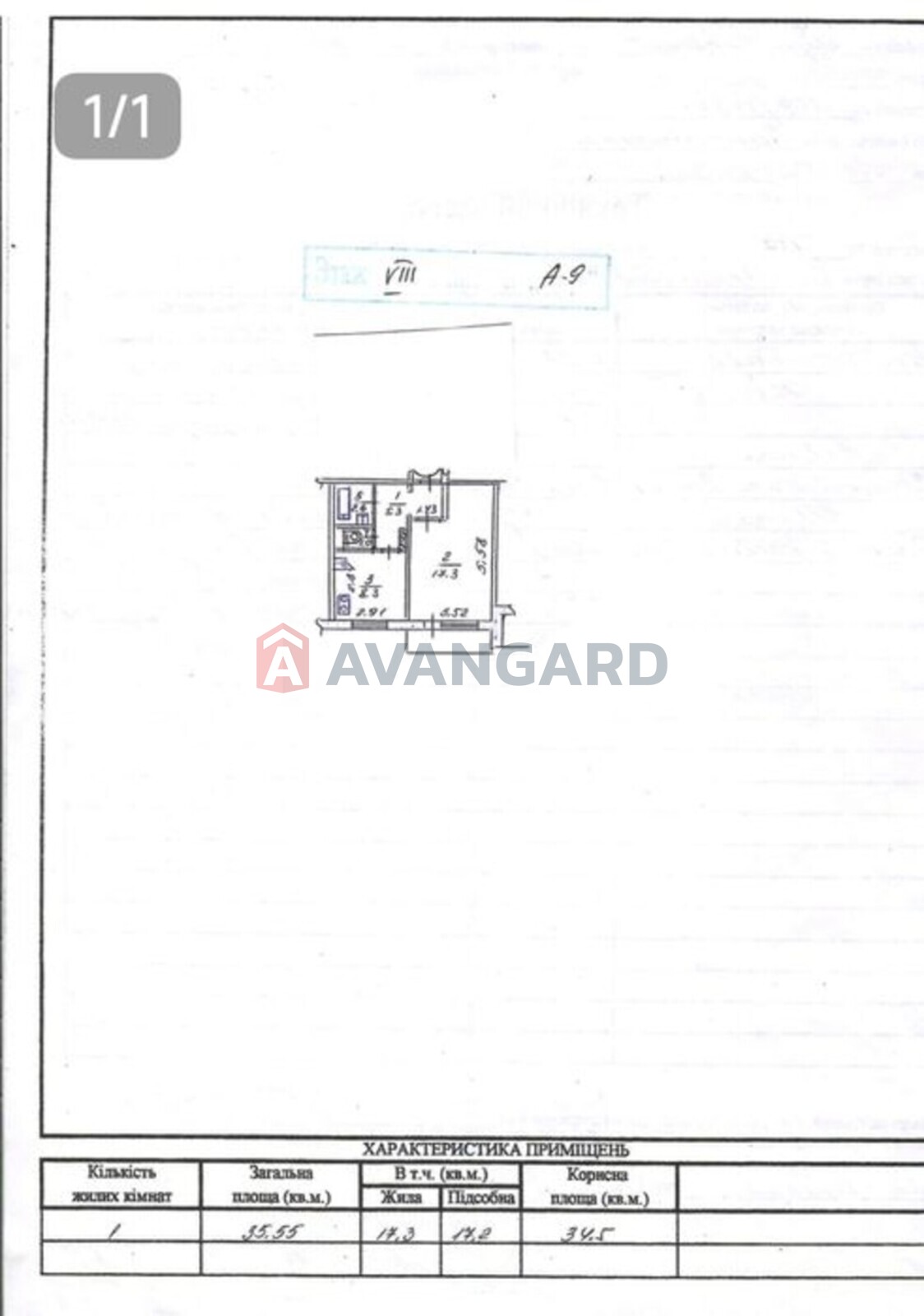 1 комн. квартира, 35/-/8 кв. м., 8/9 этаж фото 2 1 комн. квартира, 35/-/8 кв. м., 8/9 этаж фото 2