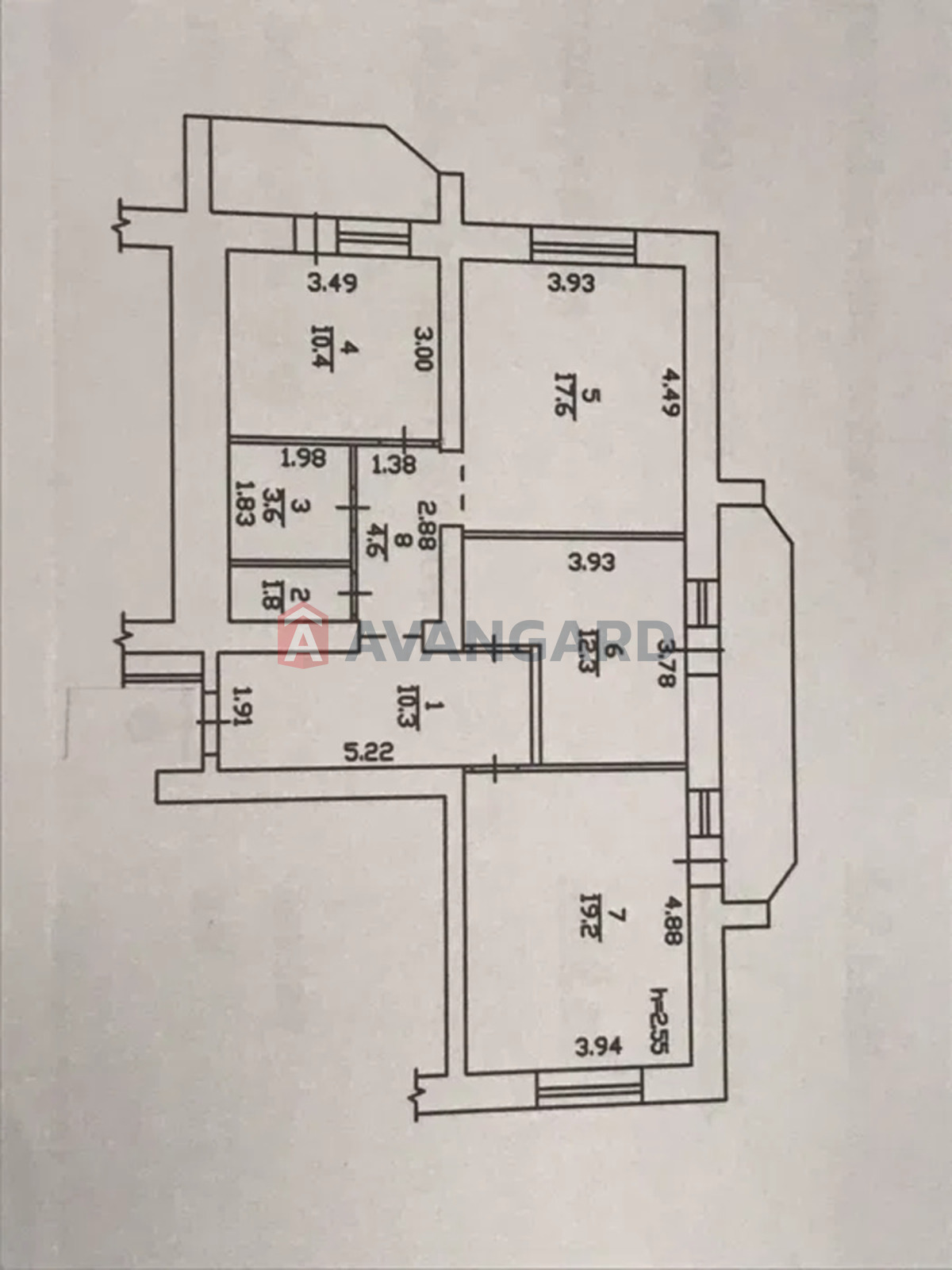 3 комн. квартира, 92/49,1/10 кв. м., 7/10 этаж фото 19 3 комн. квартира, 92/49,1/10 кв. м., 7/10 этаж фото 19