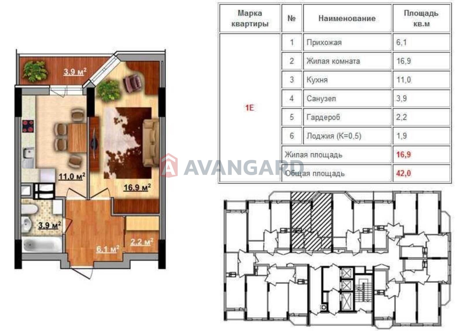 1 кім. квартира, 44/-/12 кв. м., 23/25 поверх фото 3 1 кім. квартира, 44/-/12 кв. м., 23/25 поверх фото 3