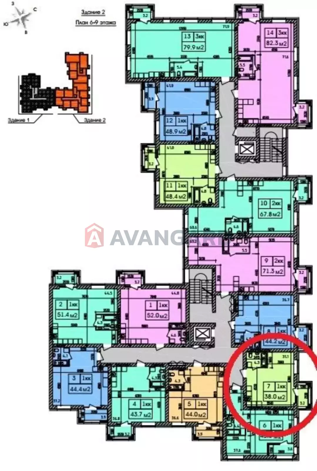 1 кім. квартира, 71,3/-/31 кв. м., 9/10 поверх фото 10 1 кім. квартира, 71,3/-/31 кв. м., 9/10 поверх фото 10