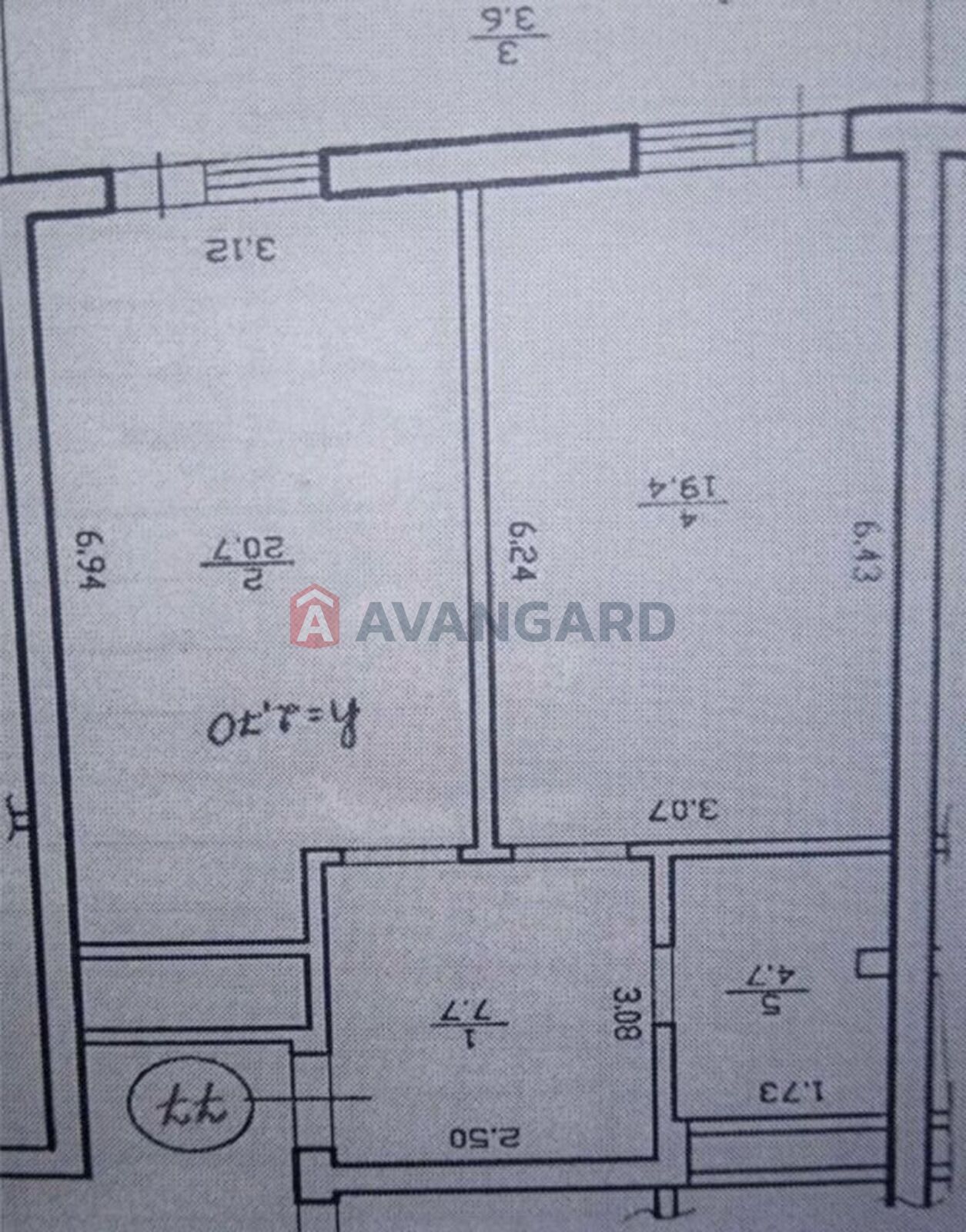1 кім. квартира, 56/-/20 кв. м., 7/10 поверх фото 6 1 кім. квартира, 56/-/20 кв. м., 7/10 поверх фото 6