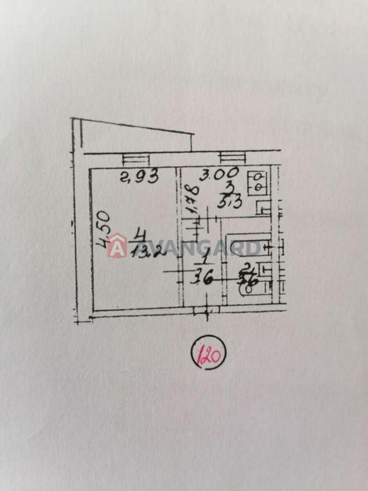 1 кім. квартира, 26/-/5 кв. м., 1/9 поверх фото 2 1 кім. квартира, 26/-/5 кв. м., 1/9 поверх фото 2