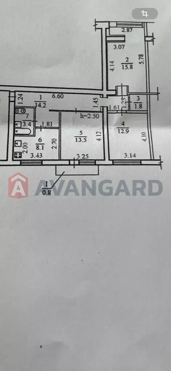 3 комн. квартира, 72/42/8 кв. м., 8/9 этаж фото 16 3 комн. квартира, 72/42/8 кв. м., 8/9 этаж фото 16