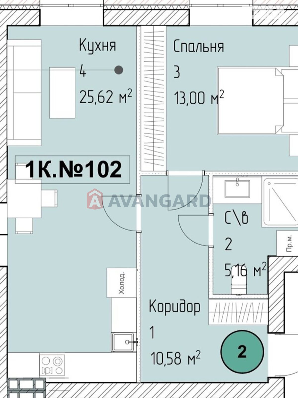 1 комн. квартира, 54/54/25 кв. м., 1/3 этаж фото 13 1 комн. квартира, 54/54/25 кв. м., 1/3 этаж фото 13