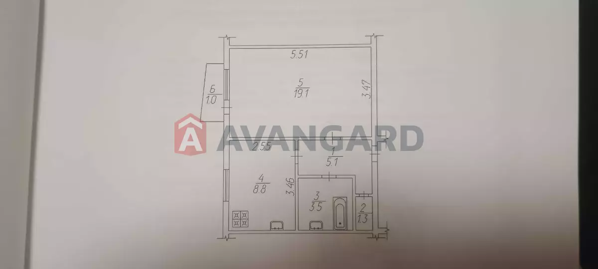 1 комн. квартира, 38/-/8 кв. м., 1/9 этаж фото 10 1 комн. квартира, 38/-/8 кв. м., 1/9 этаж фото 10