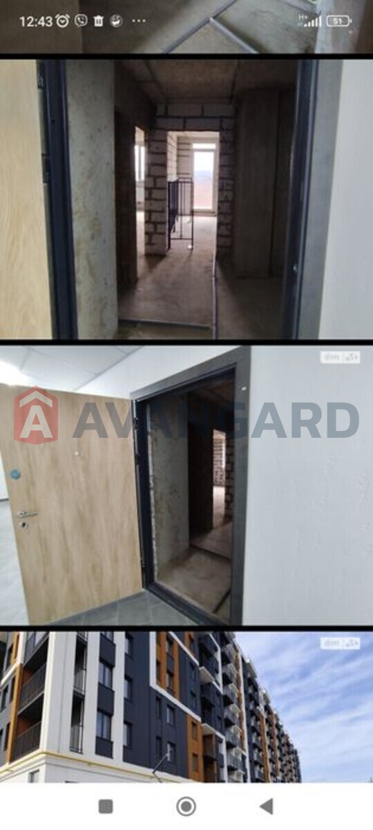 1 кім. квартира, 44/-/12 кв. м., 5/9 поверх фото 2 1 кім. квартира, 44/-/12 кв. м., 5/9 поверх фото 2