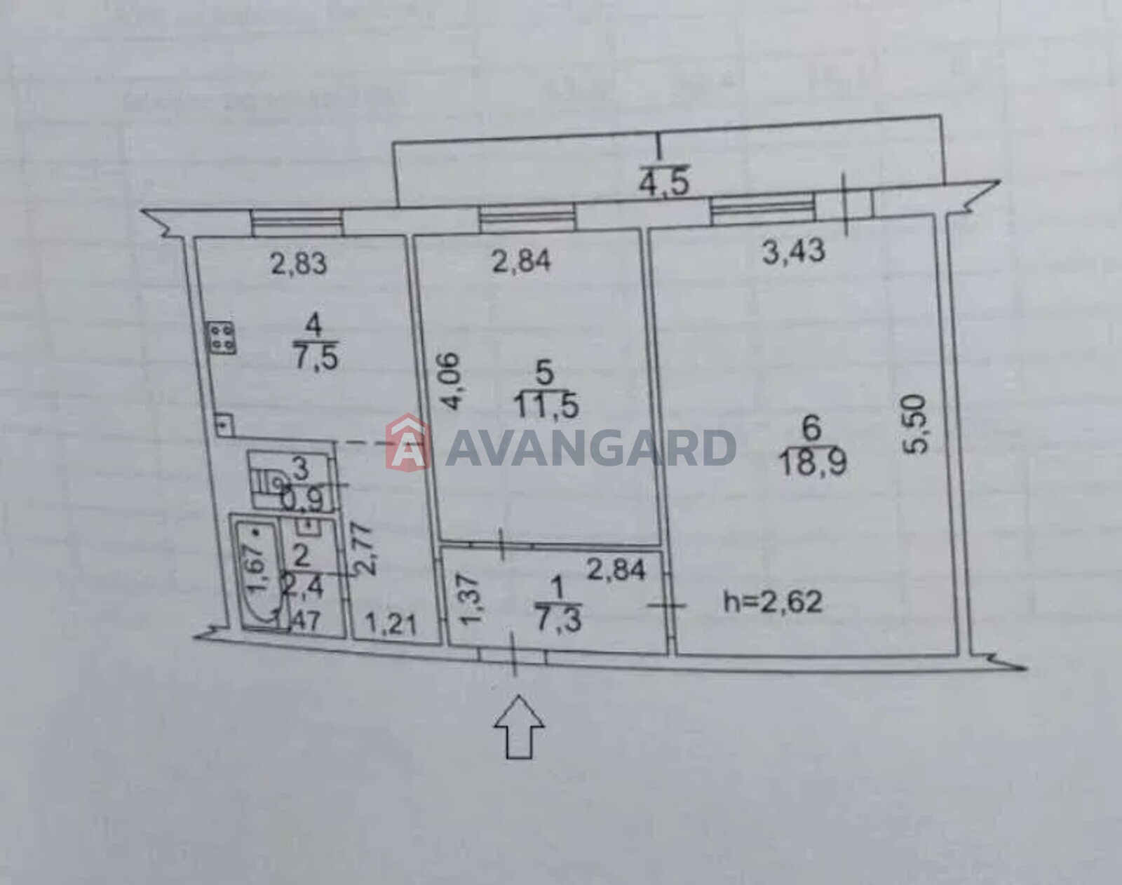 2 кім. квартира, 53/30.5/7.5 кв. м., 9/10 поверх фото 12 2 кім. квартира, 53/30.5/7.5 кв. м., 9/10 поверх фото 12