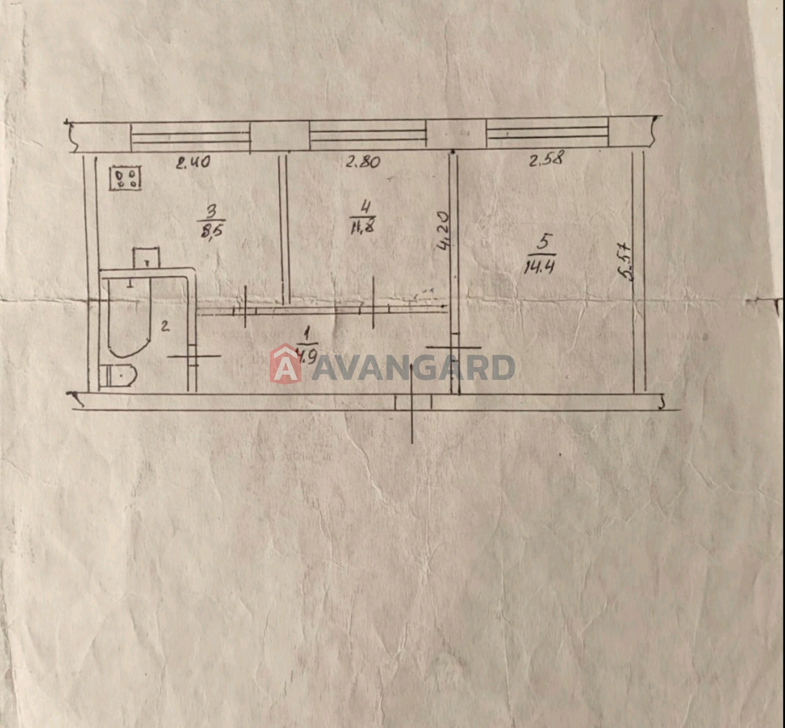 2 комн. квартира, 44/28/8,5 кв. м., 2/2 этаж фото 18 2 комн. квартира, 44/28/8,5 кв. м., 2/2 этаж фото 18