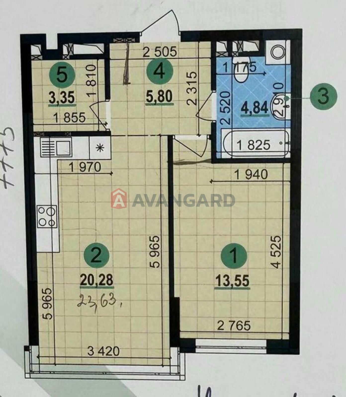 1 комн. квартира, 47/-/20 кв. м., 12/24 этаж фото 2 1 комн. квартира, 47/-/20 кв. м., 12/24 этаж фото 2